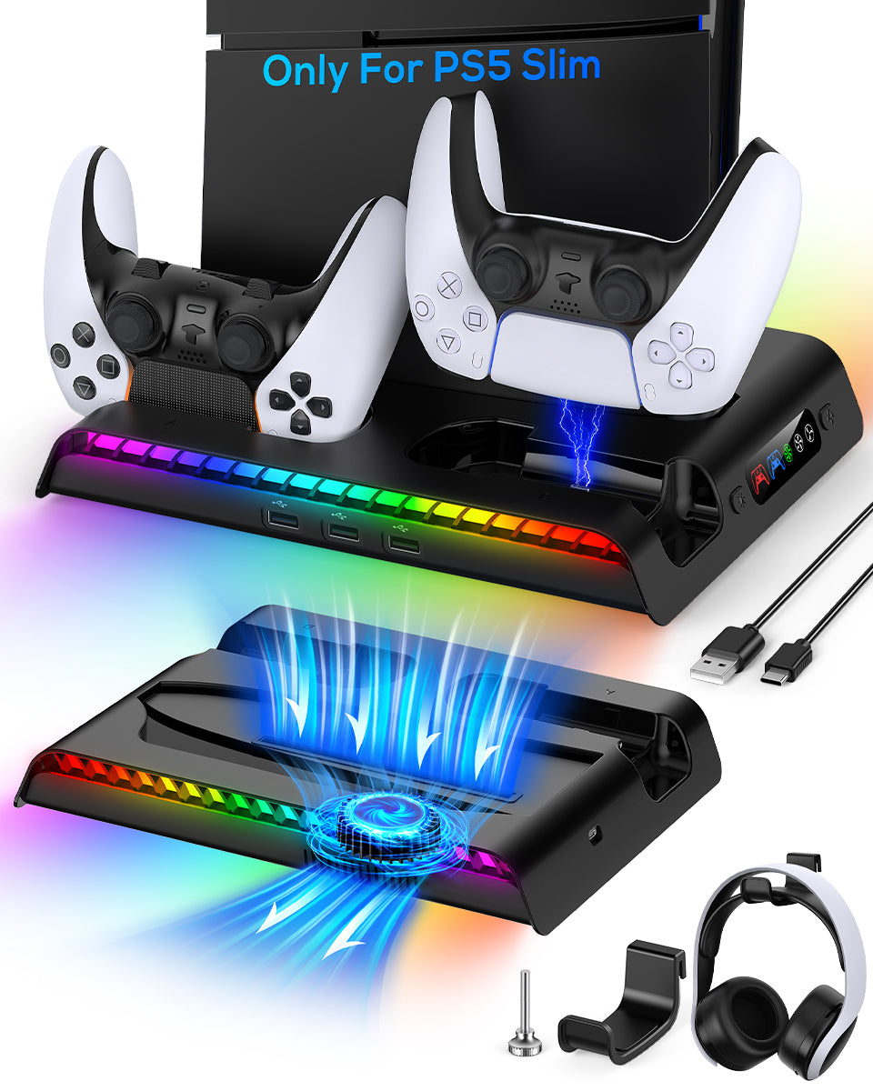 FYOUNG Cooling Fan Stand for PlayStation Portal