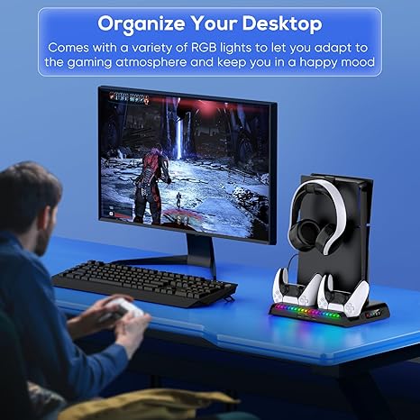 FYOUNG Cooling Fan Stand for PlayStation Portal