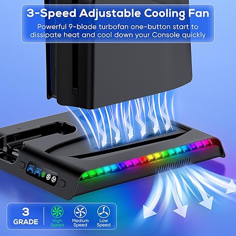 FYOUNG Cooling Fan Stand for PlayStation Portal