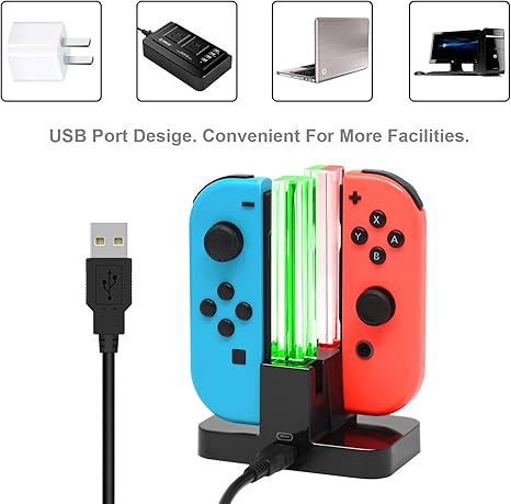 FYOUNG Charging Dock Replacement for Switch & Switch OLED