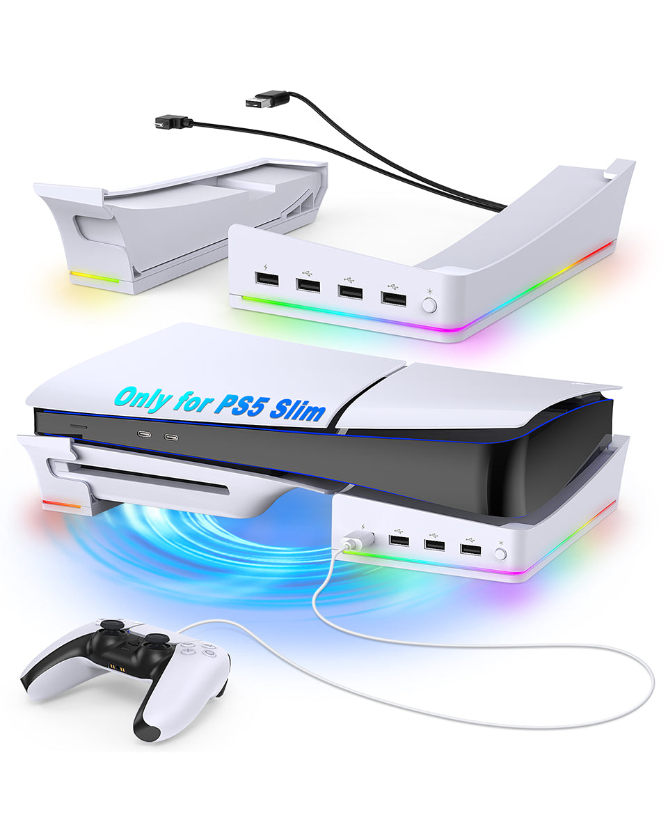 FYOUNG Laydown Base Holder for PS5 Slim