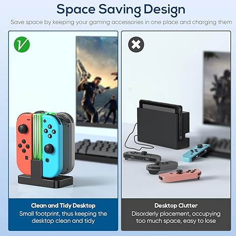 FYOUNG Charging Dock Replacement for Switch & Switch OLED