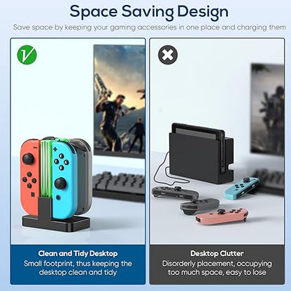 FYOUNG Charging Dock Replacement for Switch & Switch OLED