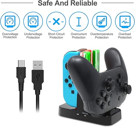 FYOUNG Controller Charger Replacement for Switch/Switch Lite/Switch OLED